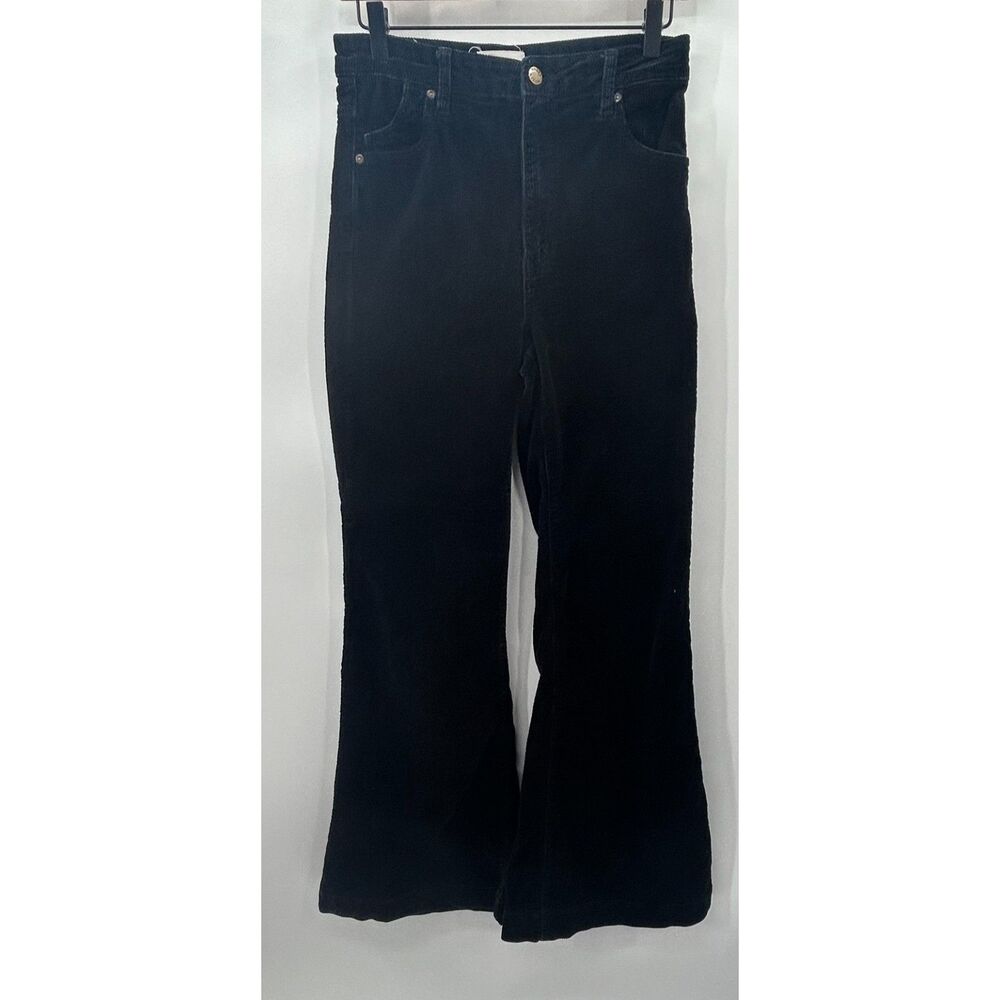 Rolla’s Eastcoast High Rise Flare Corduroy Pants Black Size 29